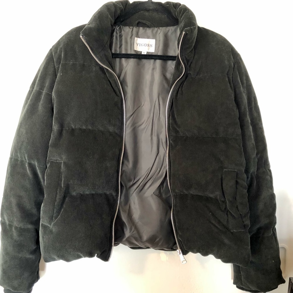 Forest Green Puffer Coat
